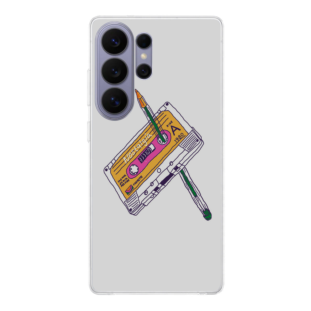 Cassete Tape Old Samsung Galaxy S26 Ultra Case