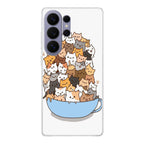 Cats on A Bowl Samsung Galaxy S26 Ultra Case