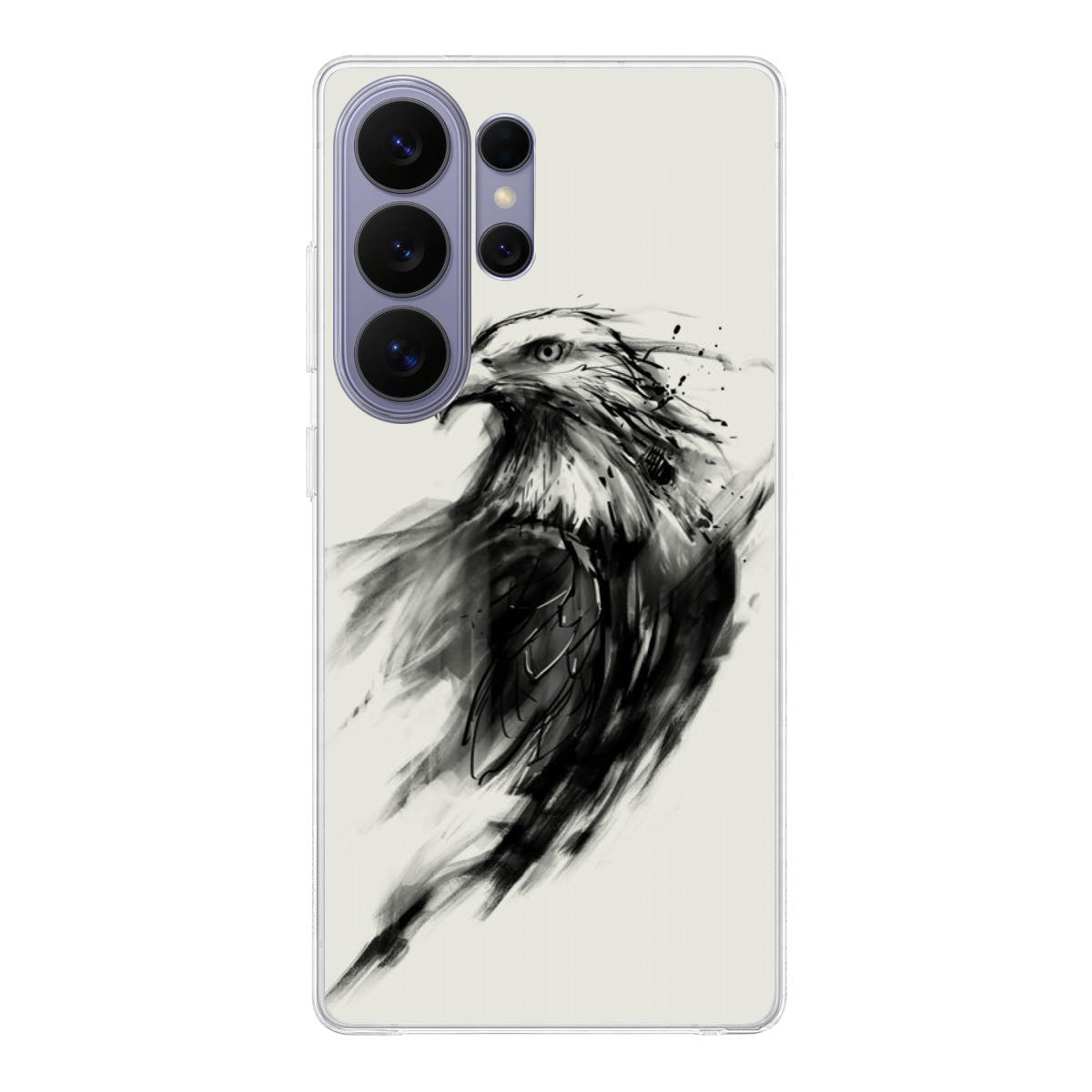 Eagle Art Black Ink Samsung Galaxy S26 Ultra Case
