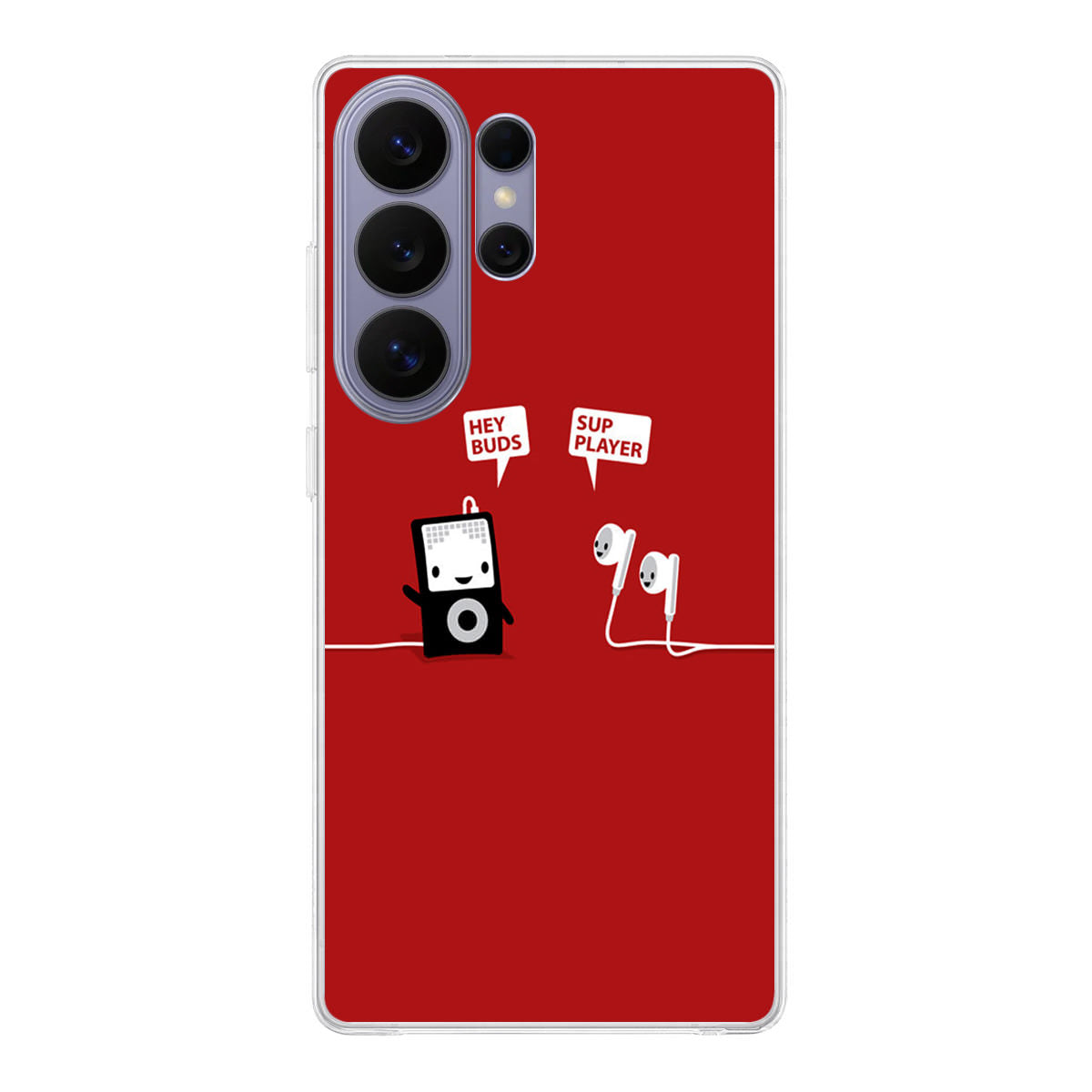 Funny Music Headphones Player Buds Samsung Galaxy S26 Ultra Case