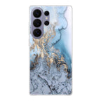 Golden Azure Marble Samsung Galaxy S26 Ultra Case