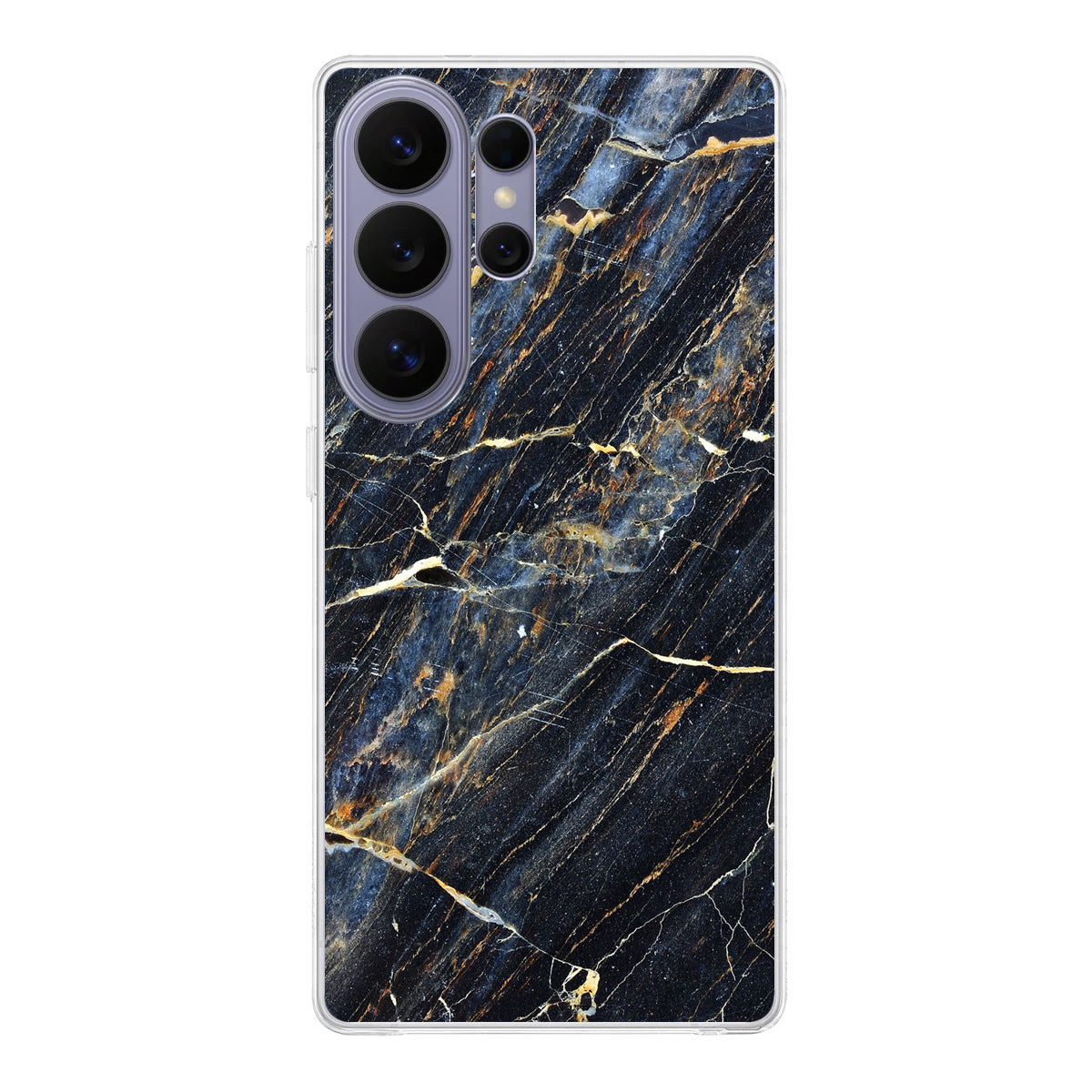 Golden Black Marble Samsung Galaxy S26 Ultra Case