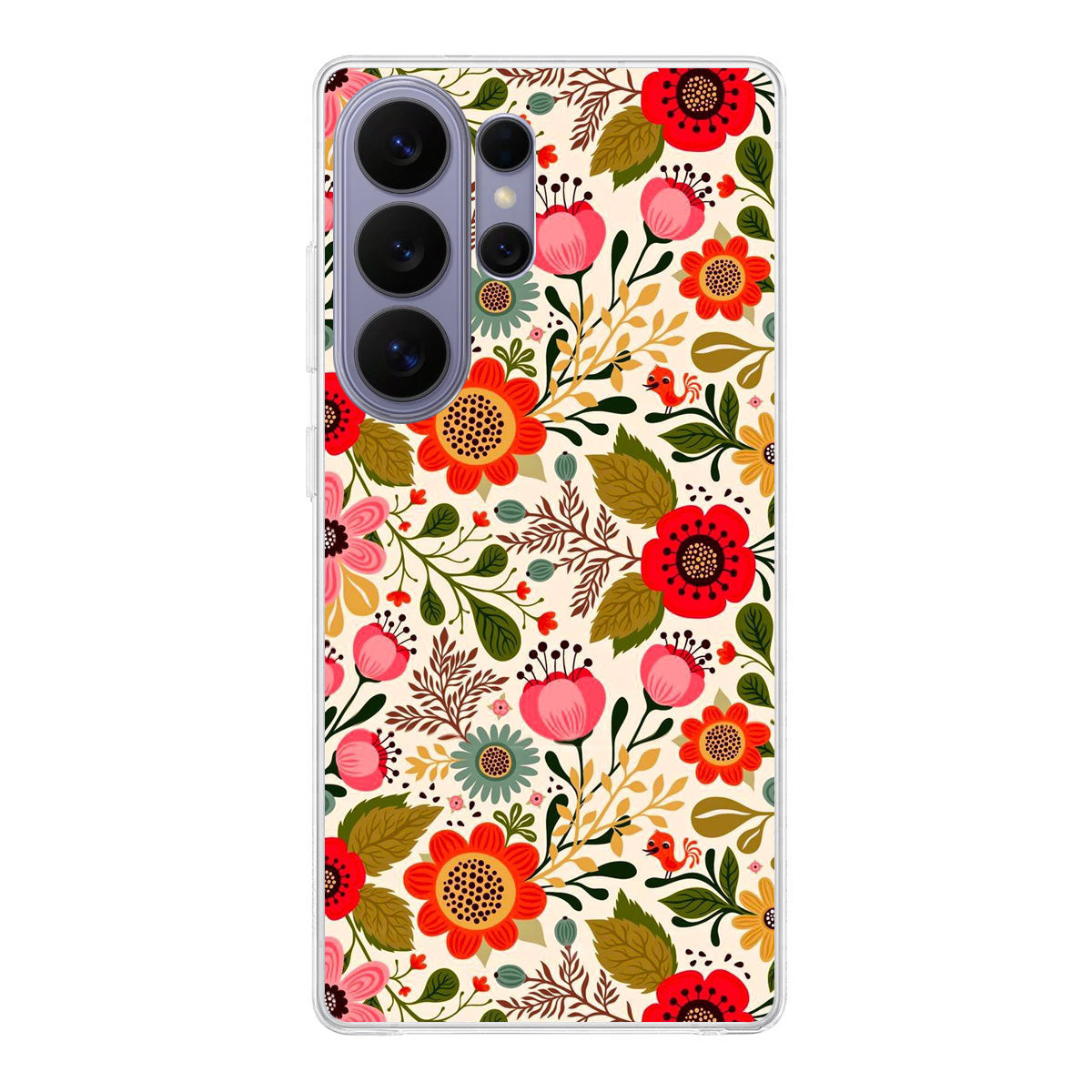 Hello Spring Pattern Samsung Galaxy S26 Ultra Case