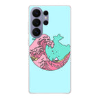 Japanese Pastel Wave Samsung Galaxy S26 Ultra Case