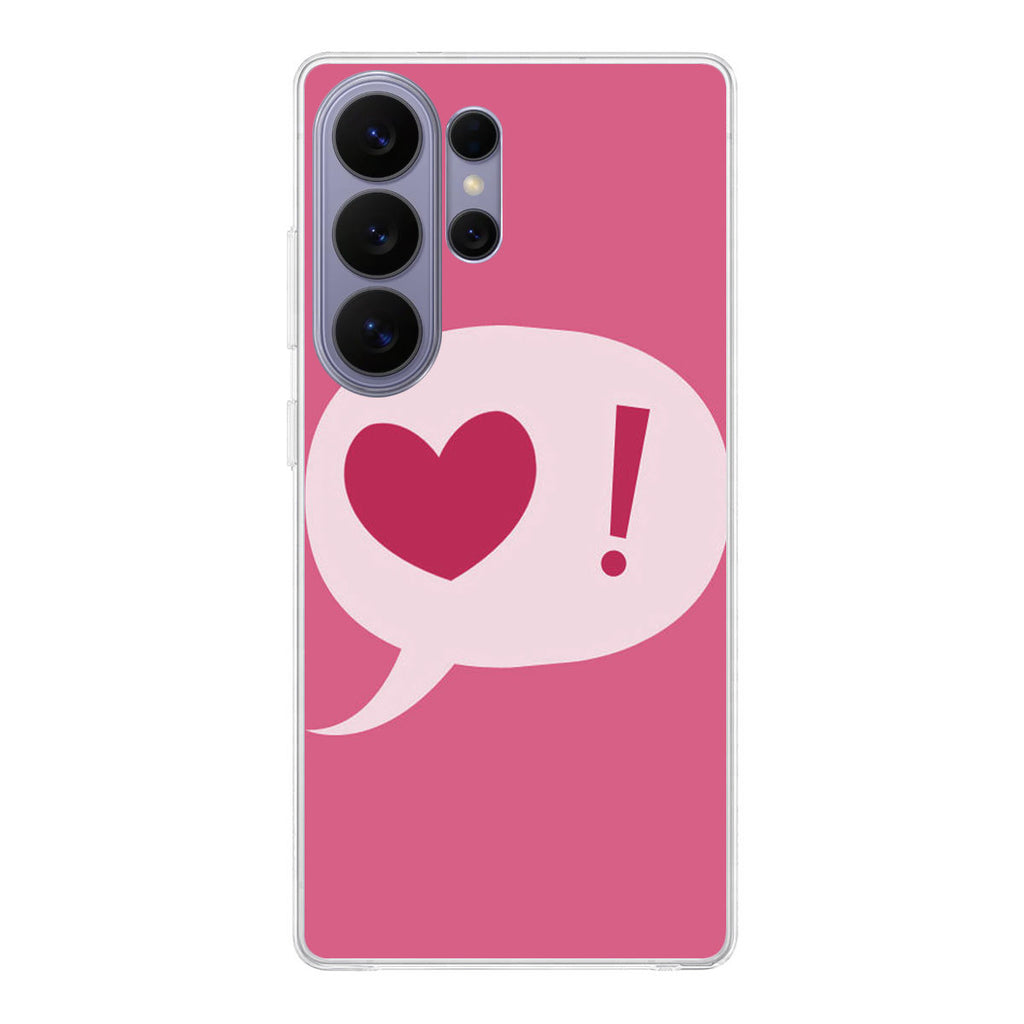 Love Pink Samsung Galaxy S26 Ultra Case