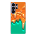 Orange Paint Dripping Samsung Galaxy S26 Ultra Case