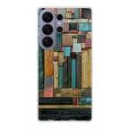 Painted Abstract Wood Sculptures Samsung Galaxy S26 Ultra Case
