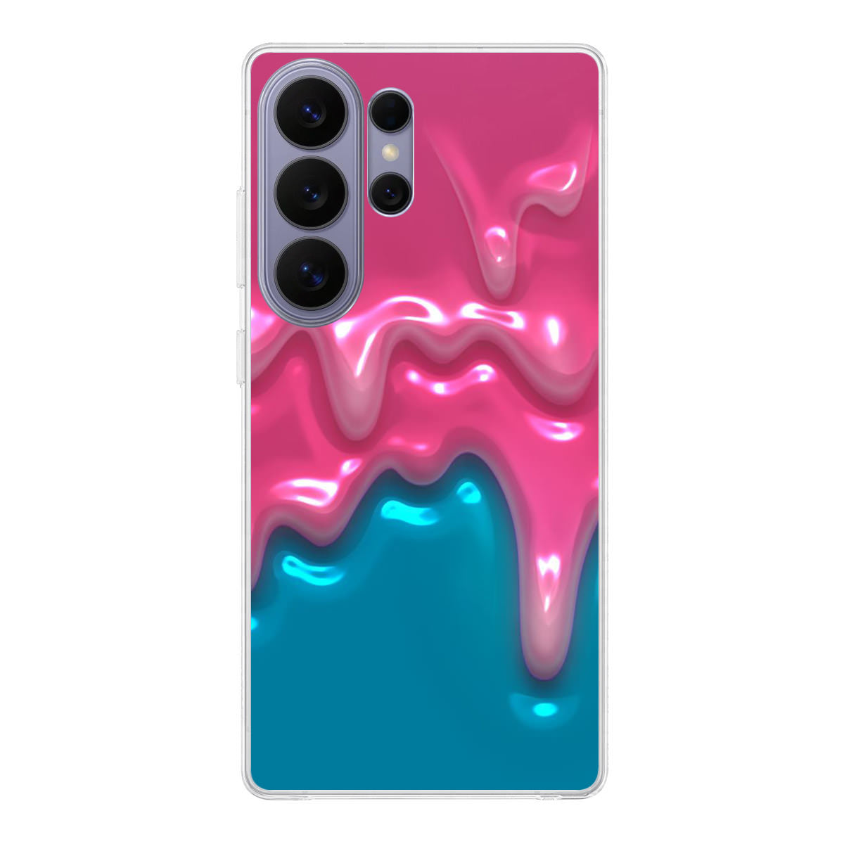 Pink Paint Dripping Samsung Galaxy S26 Ultra Case