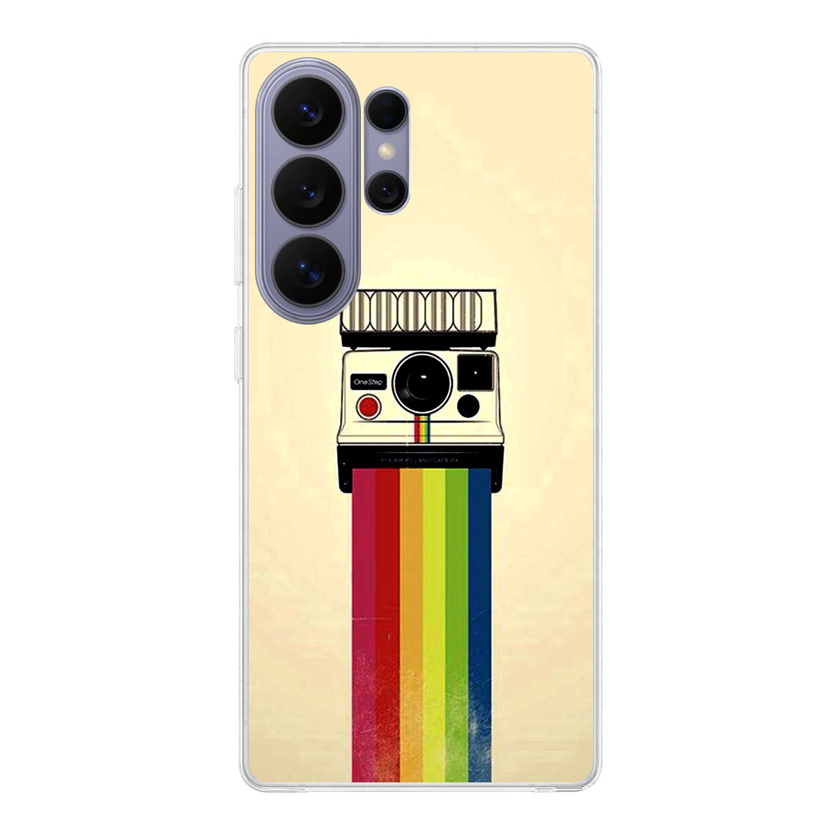 Polaroid Camera Colorful Rainbow Samsung Galaxy S26 Ultra Case