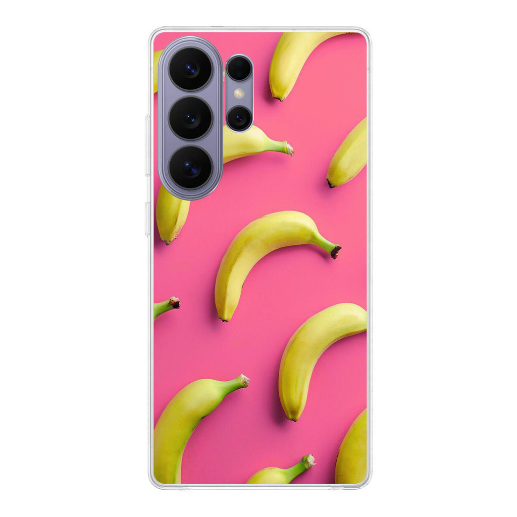 Real Bananas Fruit Pattern Samsung Galaxy S26 Ultra Case
