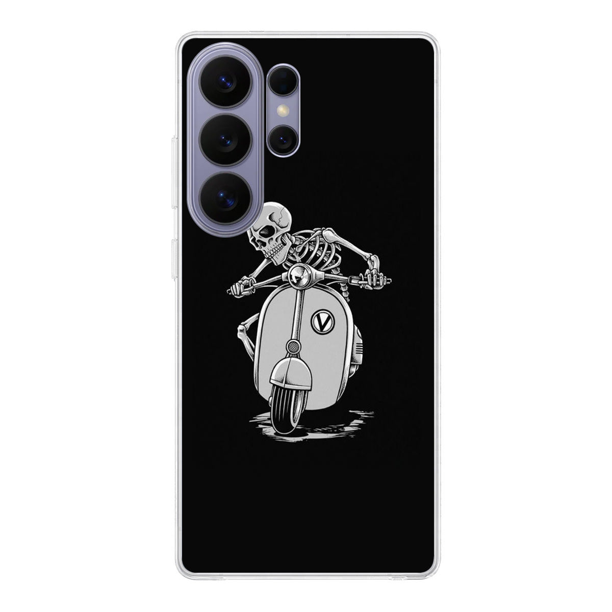 Skeleton Rides Scooter Samsung Galaxy S26 Ultra Case