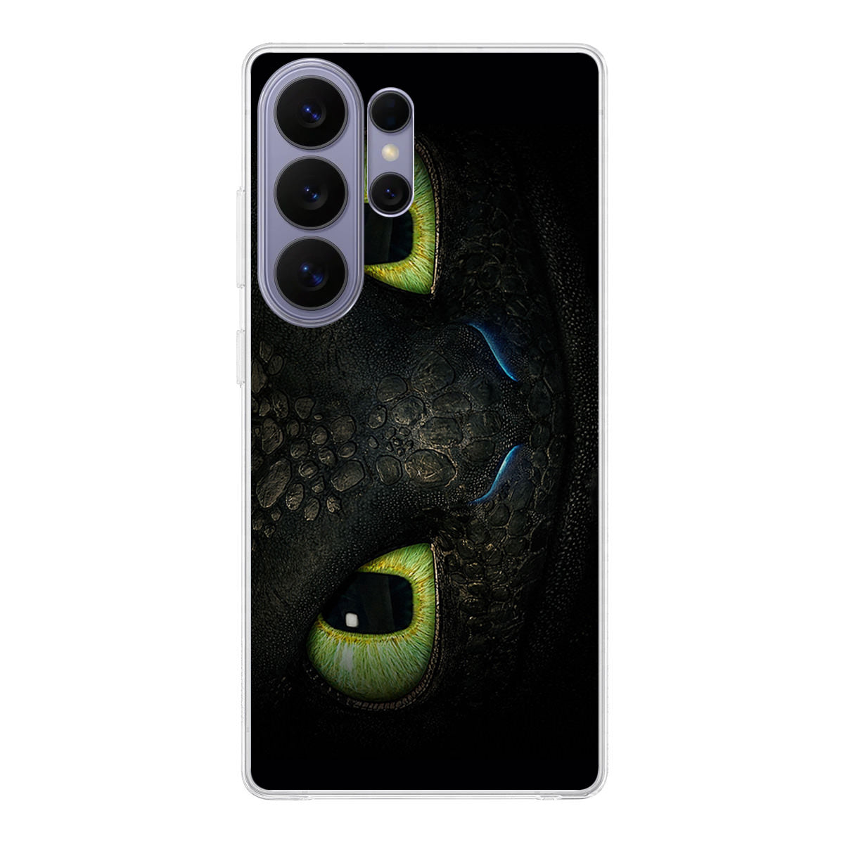 Toothless Dragon Eyes Close Up Samsung Galaxy S26 Ultra Case