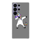 Unicorn Dabbing Grey Samsung Galaxy S26 Ultra Case