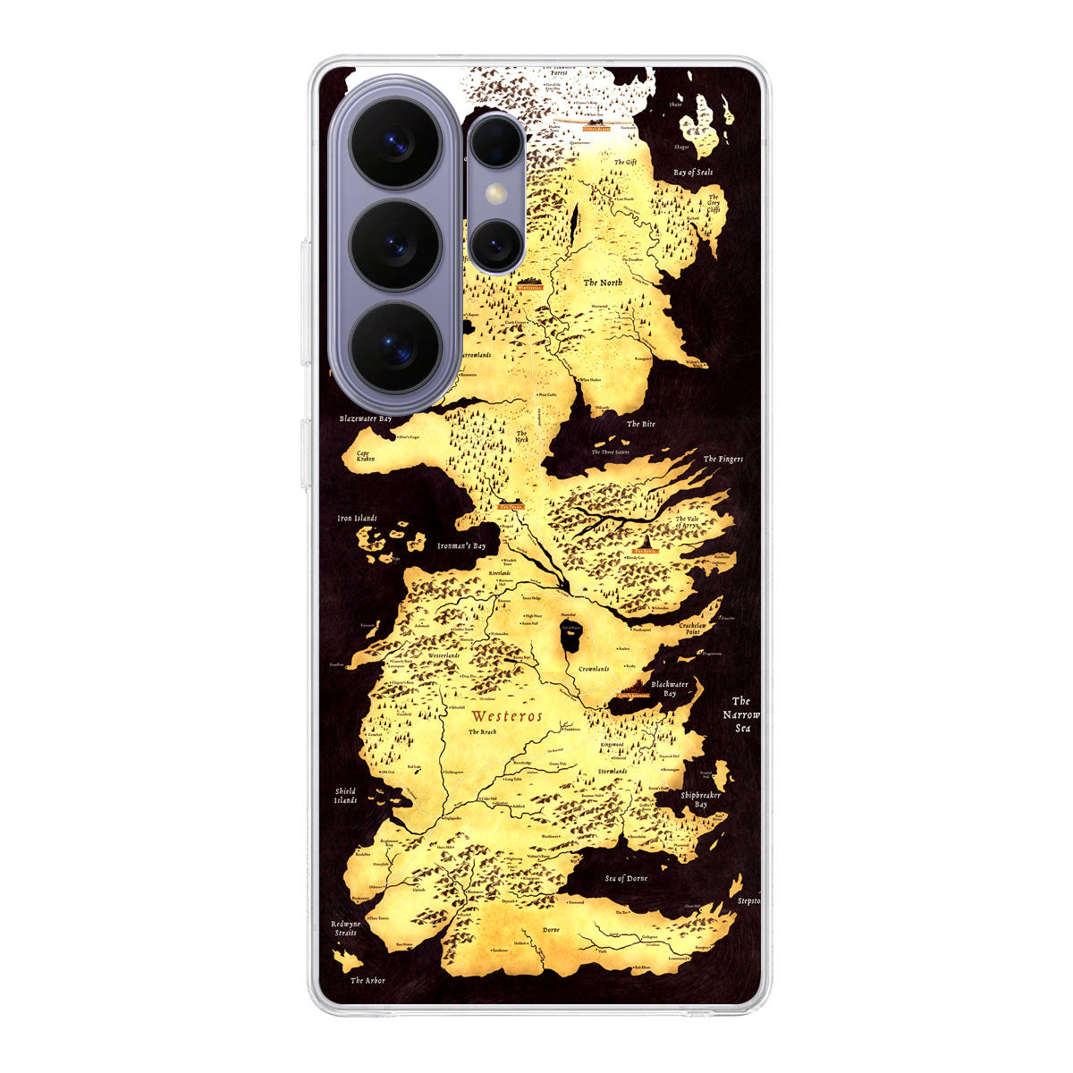 Westeros Map Samsung Galaxy S26 Ultra Case