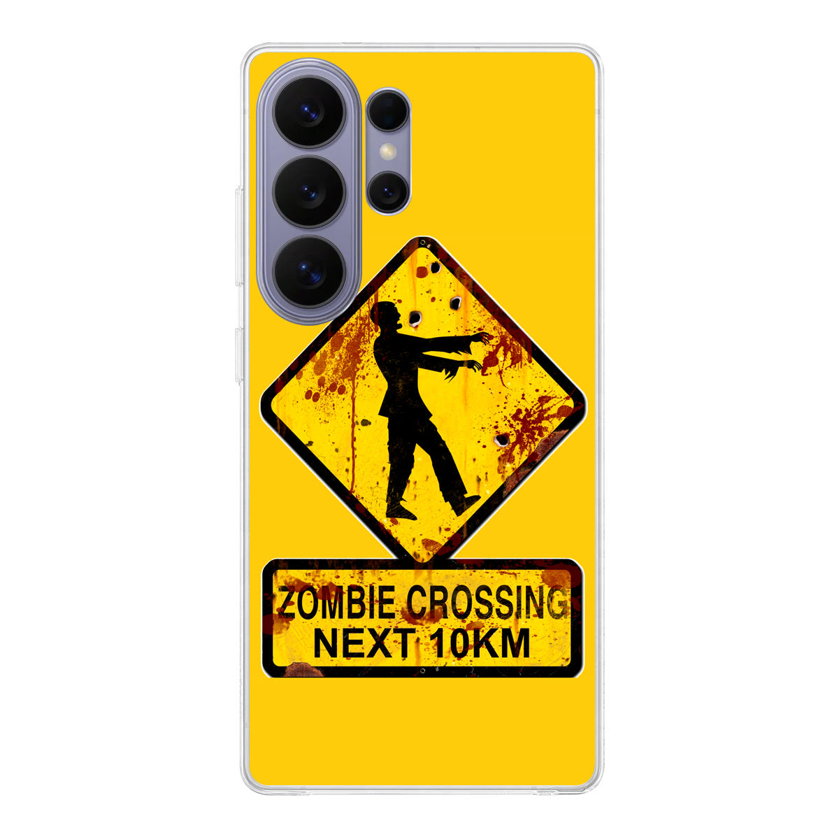 Zombie Crossing Sign Samsung Galaxy S26 Ultra Case