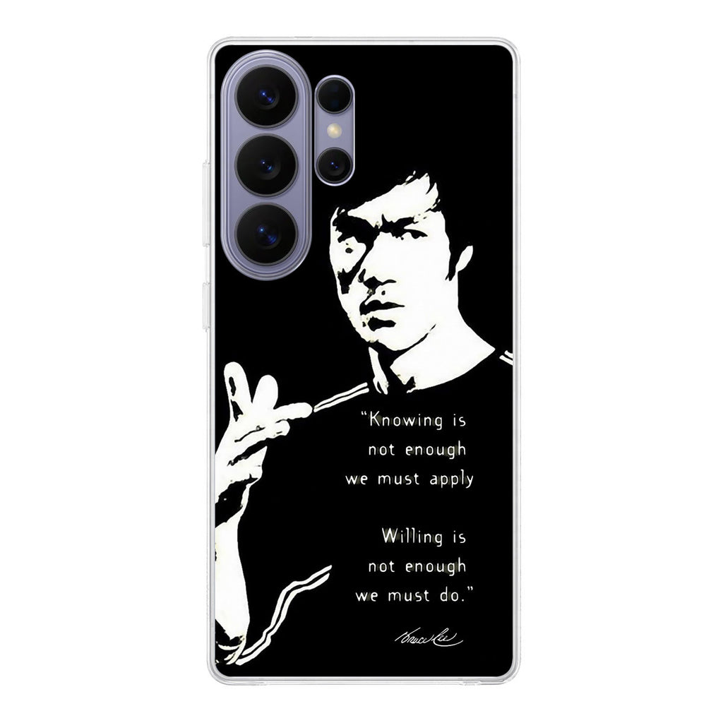 Bruce Lee Quotes Samsung Galaxy S26 Ultra Case