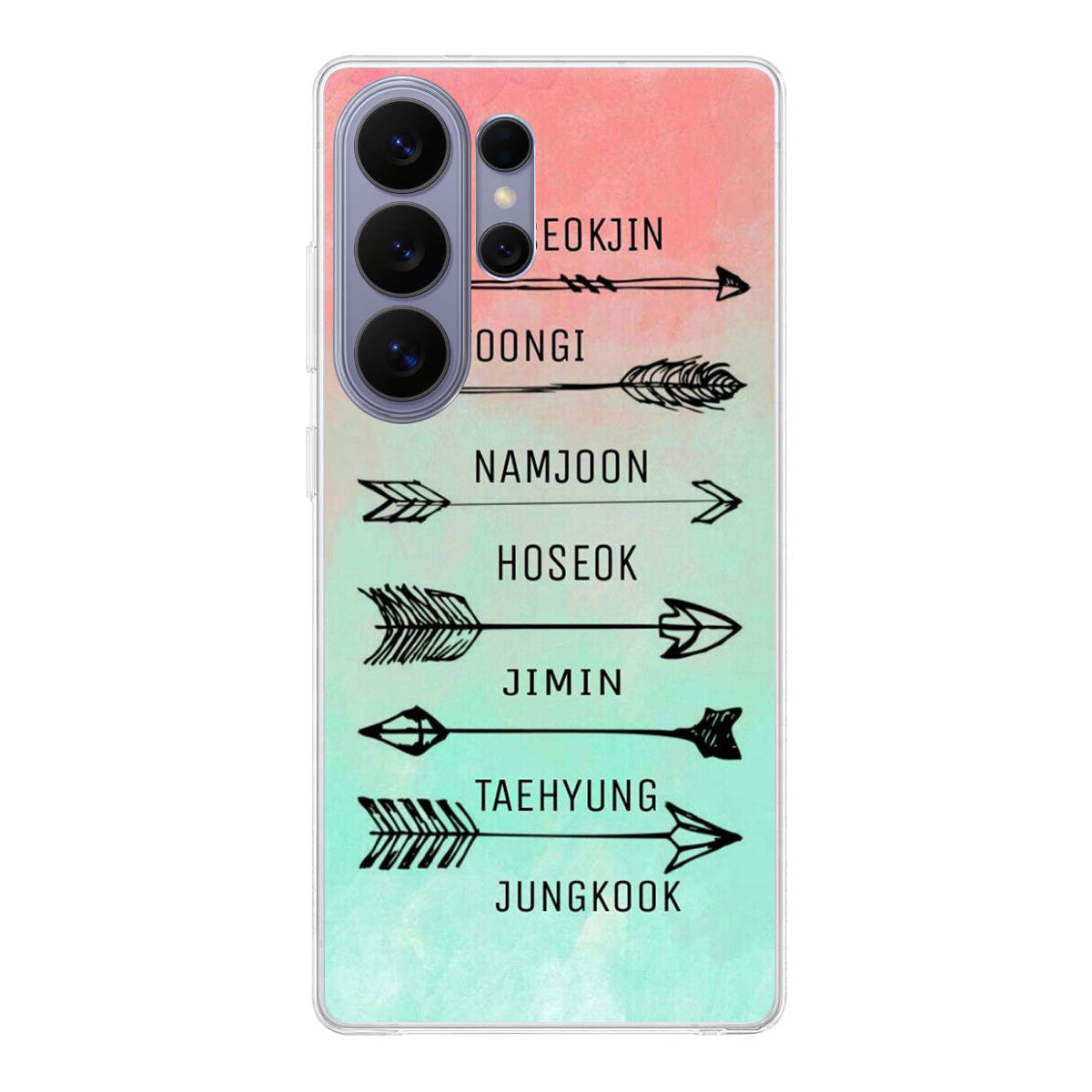 BTS Members Name Samsung Galaxy S26 Ultra Case