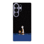Calvin and Hobbes Space Samsung Galaxy S26 Ultra Case