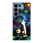 Calvin Art At Starry Night Samsung Galaxy S26 Ultra Case