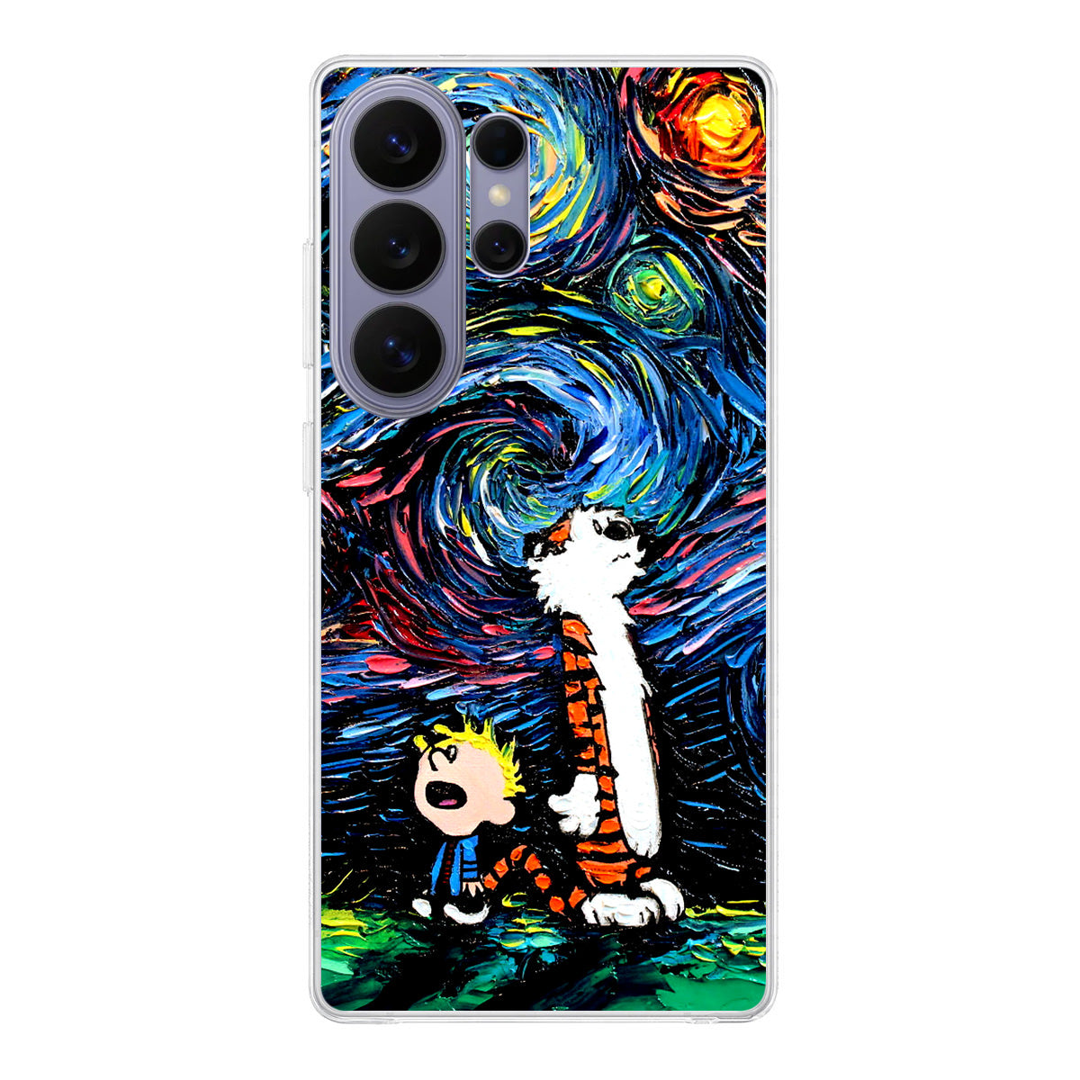 Calvin Art At Starry Night Samsung Galaxy S26 Ultra Case