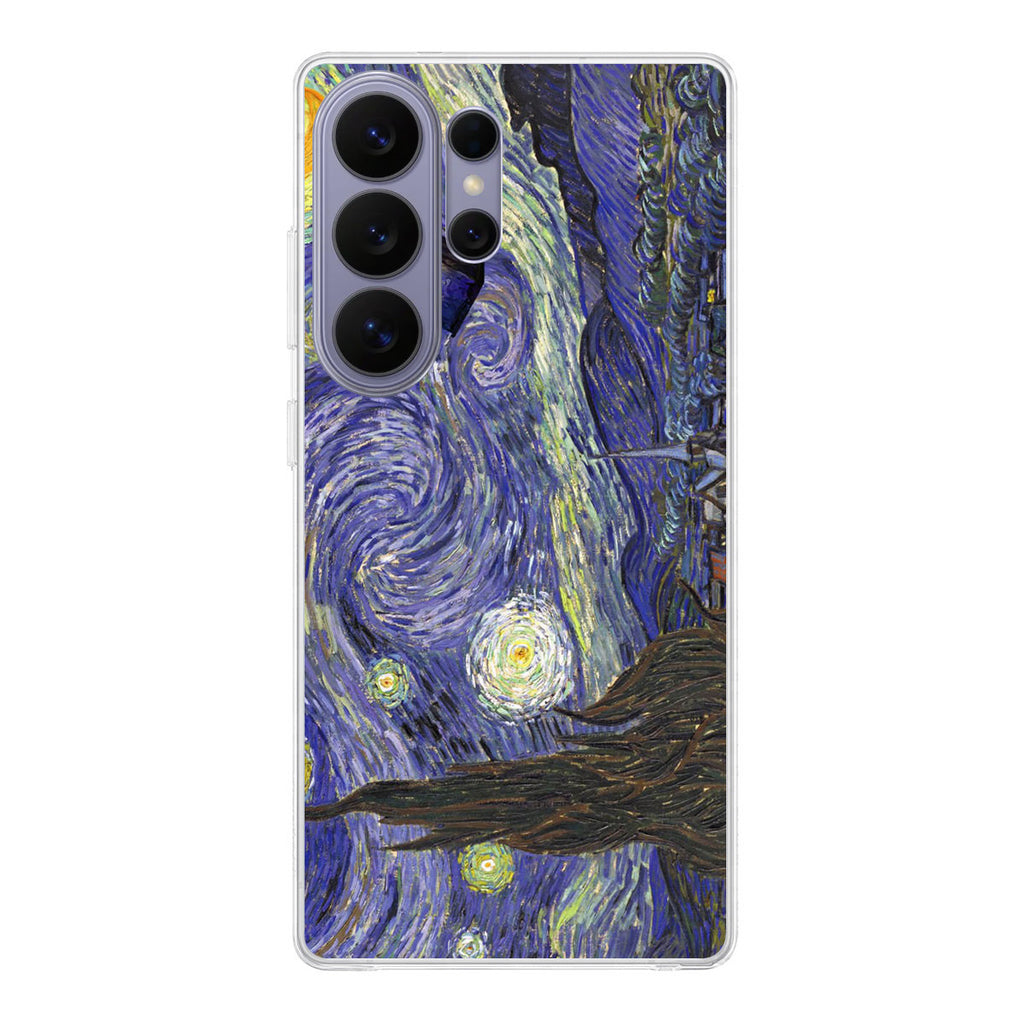 Dr Who Tardis In Van Gogh Starry Night Samsung Galaxy S26 Ultra Case
