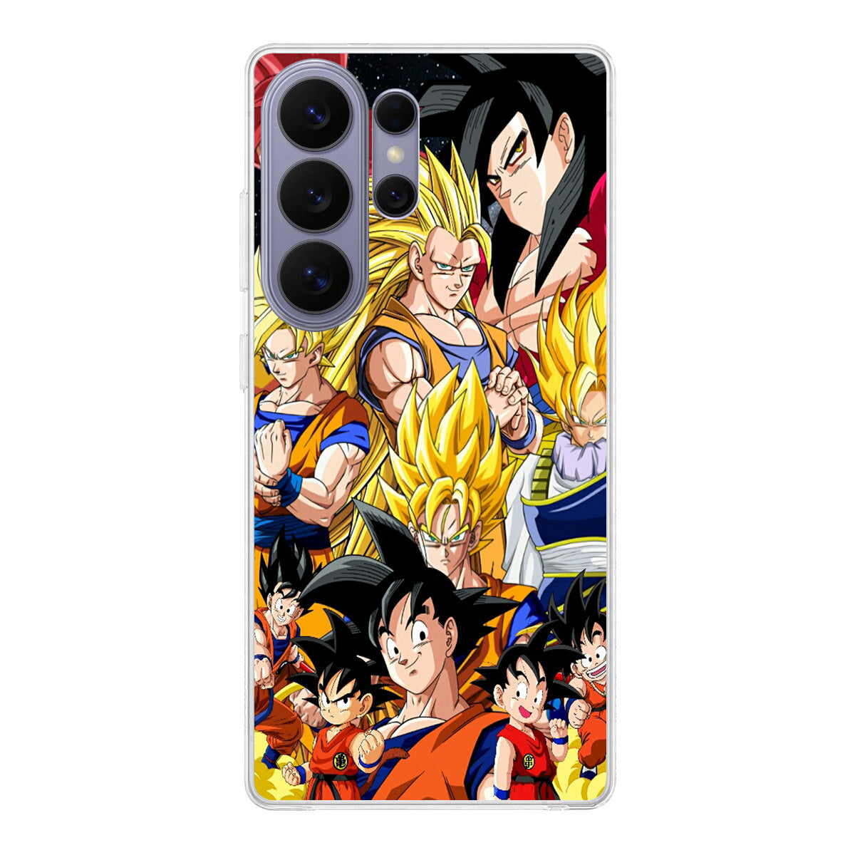 Dragon Ball Z Son Goku Transformation Samsung Galaxy S26 Ultra Case