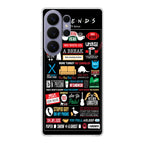 Friends TV Show Quotes Poster Samsung Galaxy S26 Ultra Case