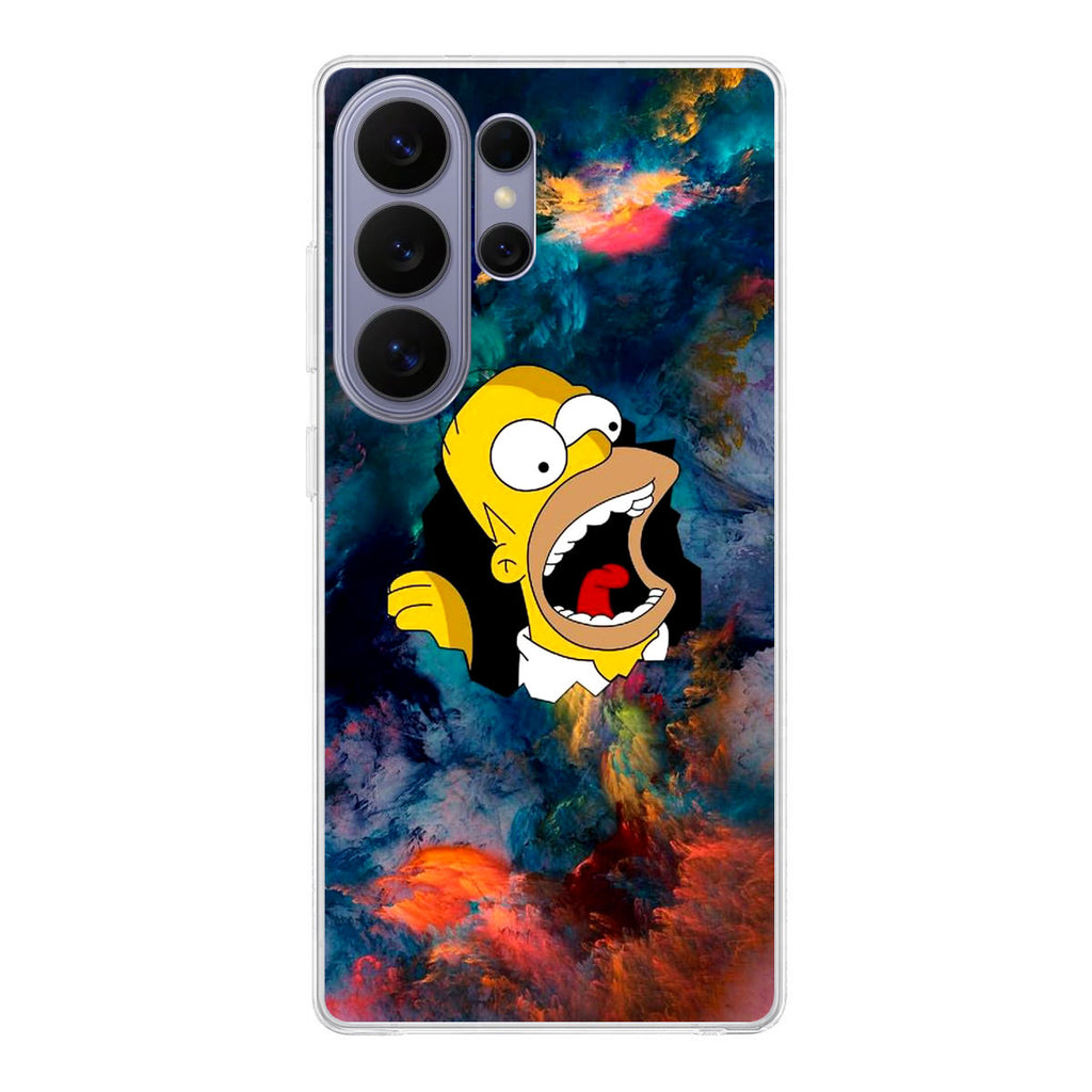 Homer Behind The Black Hole Samsung Galaxy S26 Ultra Case