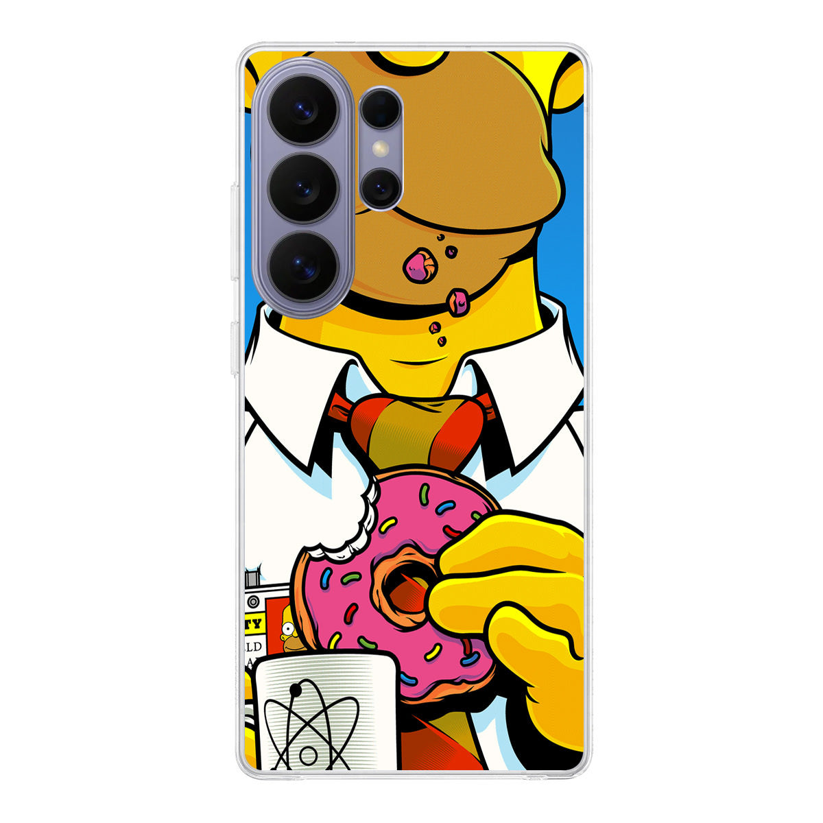 Homer Eats Donut Samsung Galaxy S26 Ultra Case