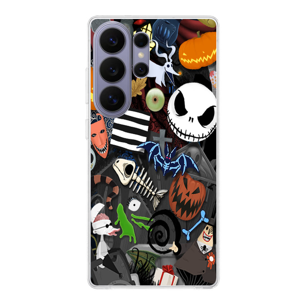 Nightmare Before Chrismast Collage Samsung Galaxy S26 Ultra Case