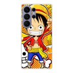 One Piece Cute Luffy Samsung Galaxy S26 Ultra Case