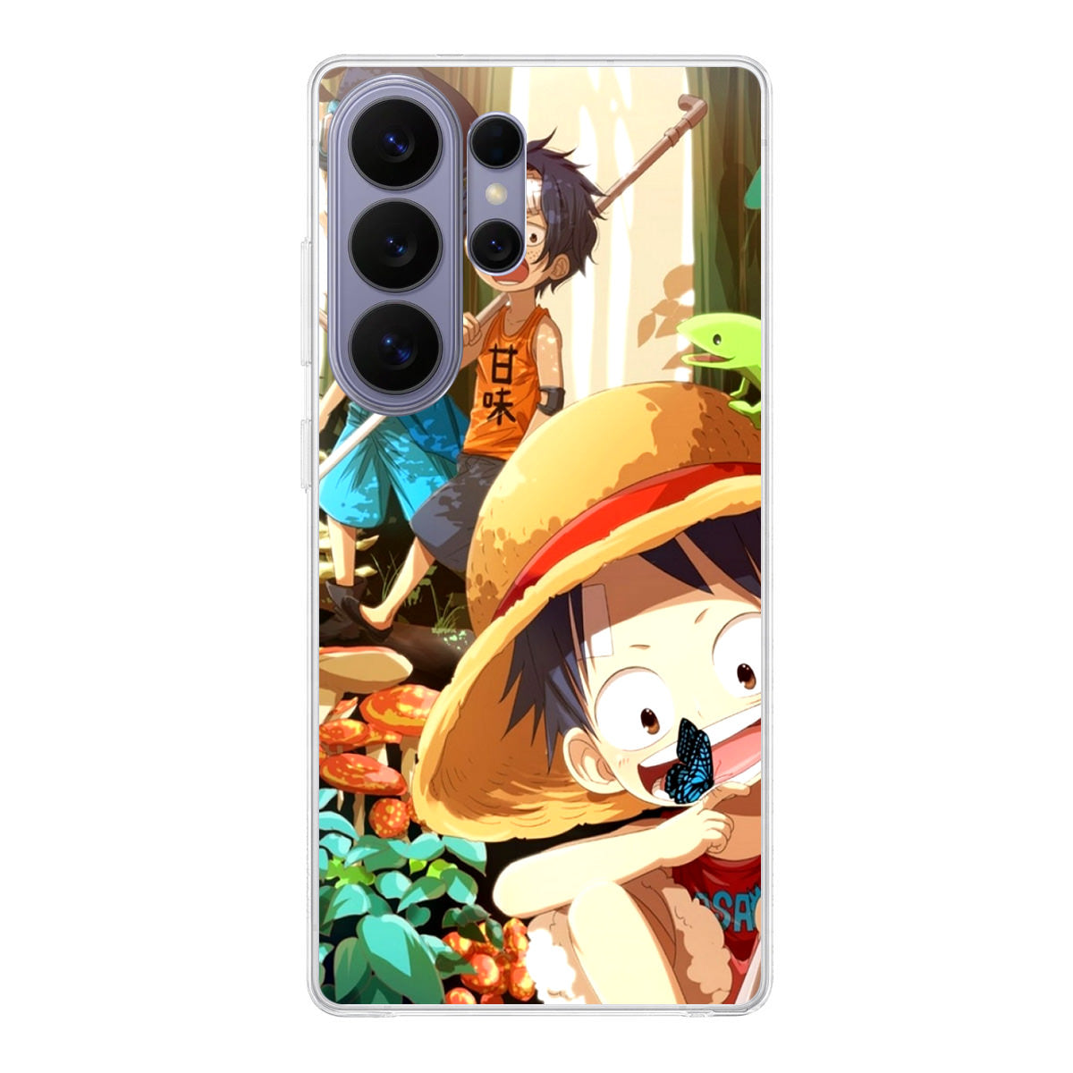 One Piece Little Sabo Ace Luffy Cute Samsung Galaxy S26 Ultra Case