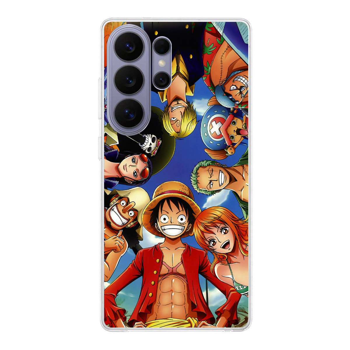 One Piece Luffy Crew Samsung Galaxy S26 Ultra Case