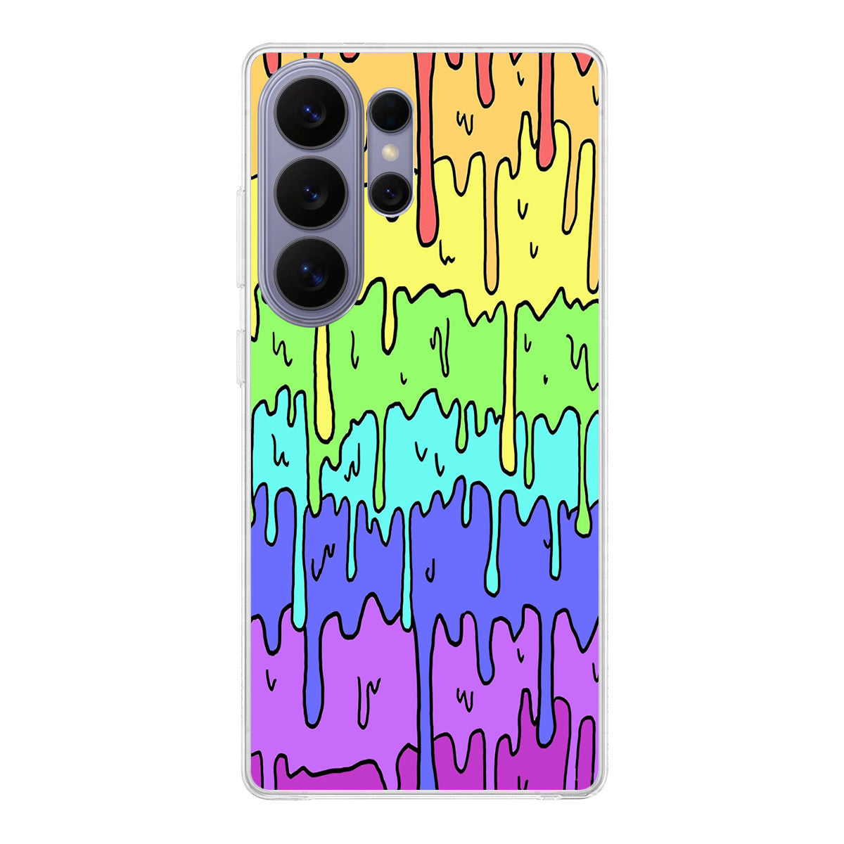 Pastel Kawaii Melting Rainbow Samsung Galaxy S26 Ultra Case