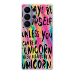 Rainbow Unicorn Quote Samsung Galaxy S26 Ultra Case