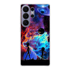 Rick And Morty Flat Galaxy Samsung Galaxy S26 Ultra Case