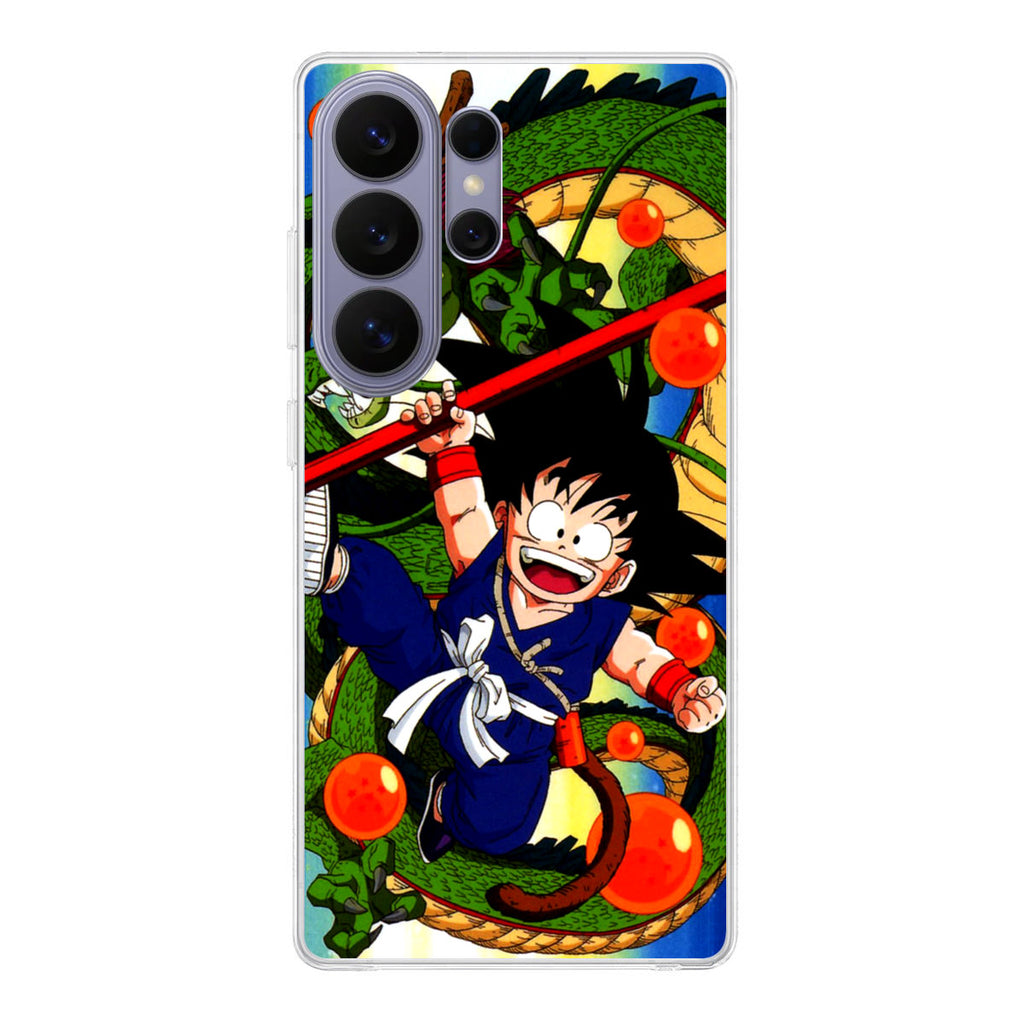Shenlong And Little Goku Dragon Ball Samsung Galaxy S26 Ultra Case