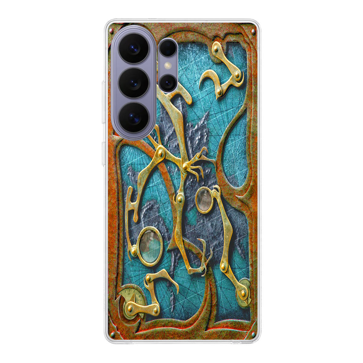Steampunk Book Cover Samsung Galaxy S26 Ultra Case