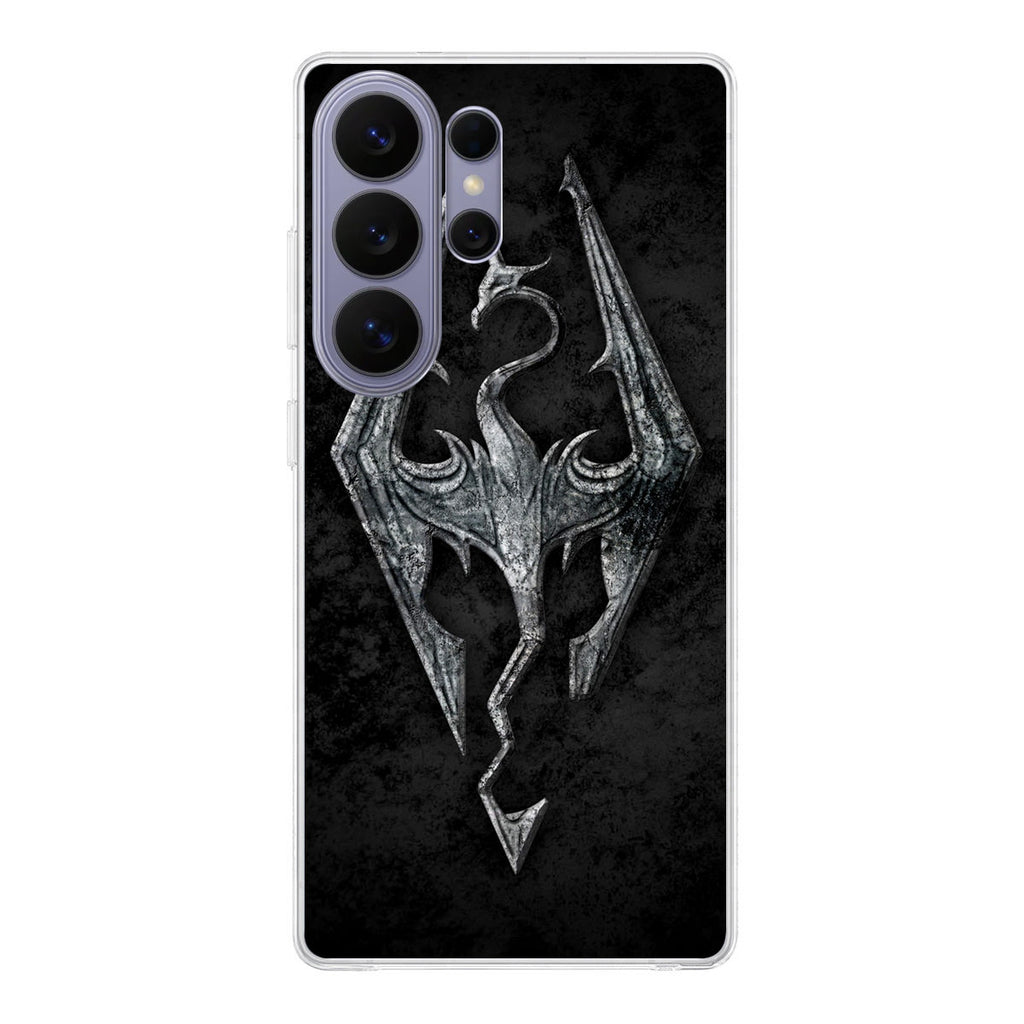 The Elder Scrolls V Skyrim Logo Samsung Galaxy S26 Ultra Case