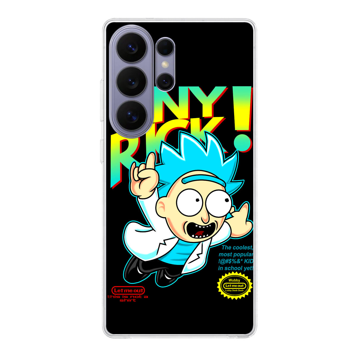 Tiny Rick Let Me Out Samsung Galaxy S26 Ultra Case