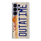 Back to the Future License Plate Outatime Samsung Galaxy S26 Ultra Case