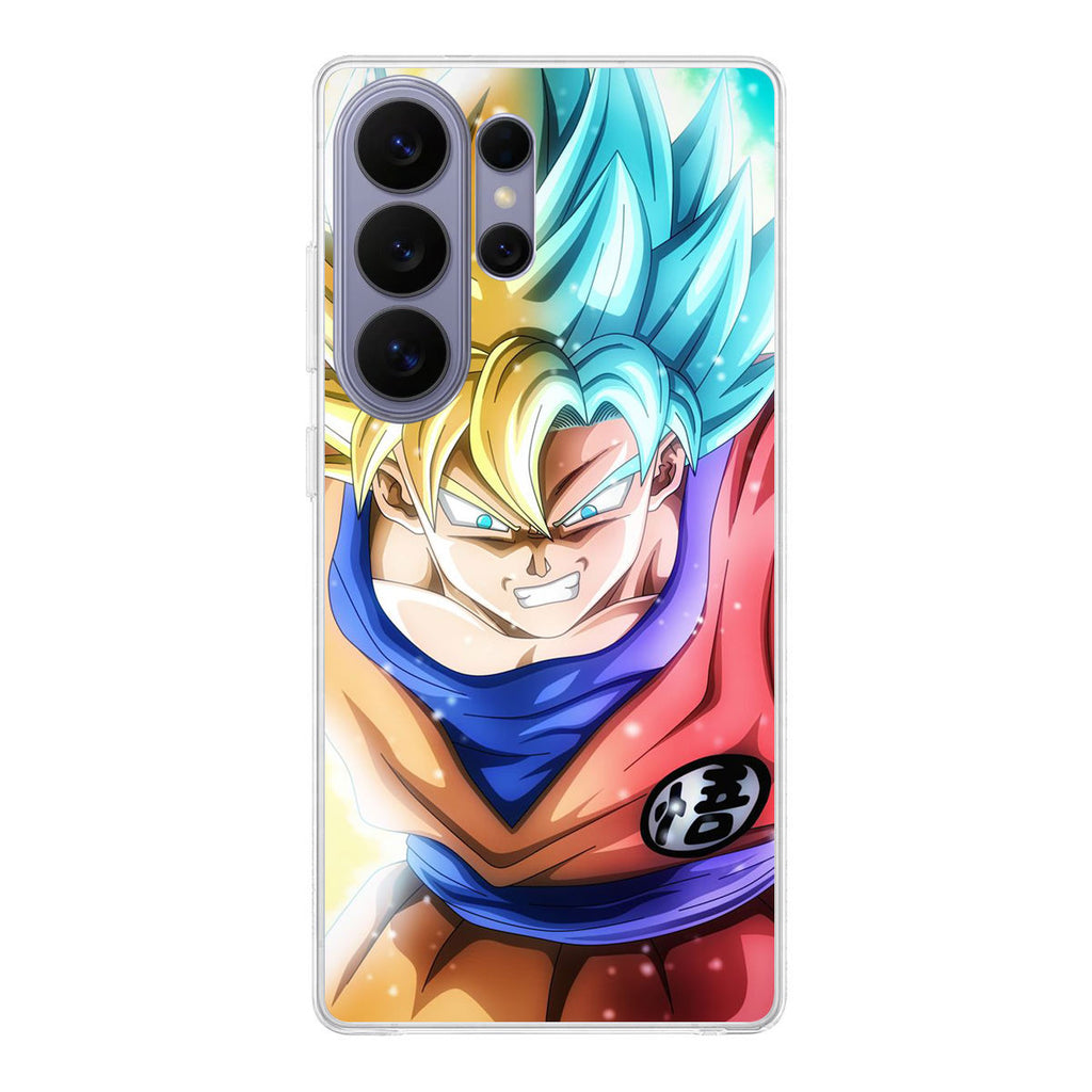 Goku SSJ 1 to SSJ Blue Samsung Galaxy S26 Ultra Case