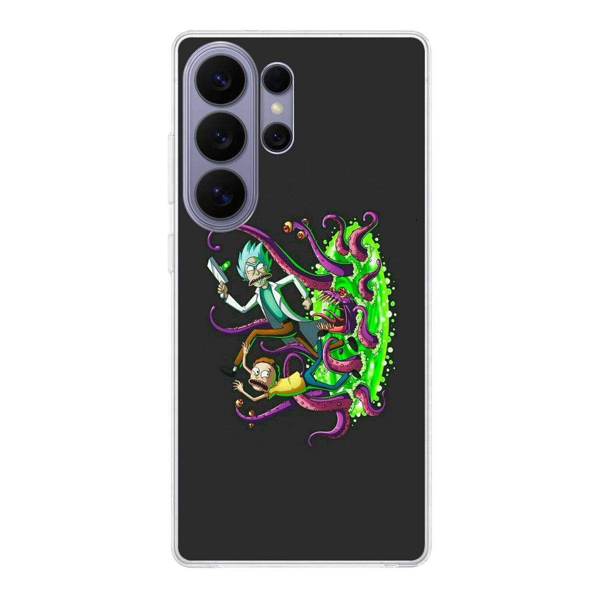Rick And Morty Pass Through The Portal Samsung Galaxy S26 Ultra Case