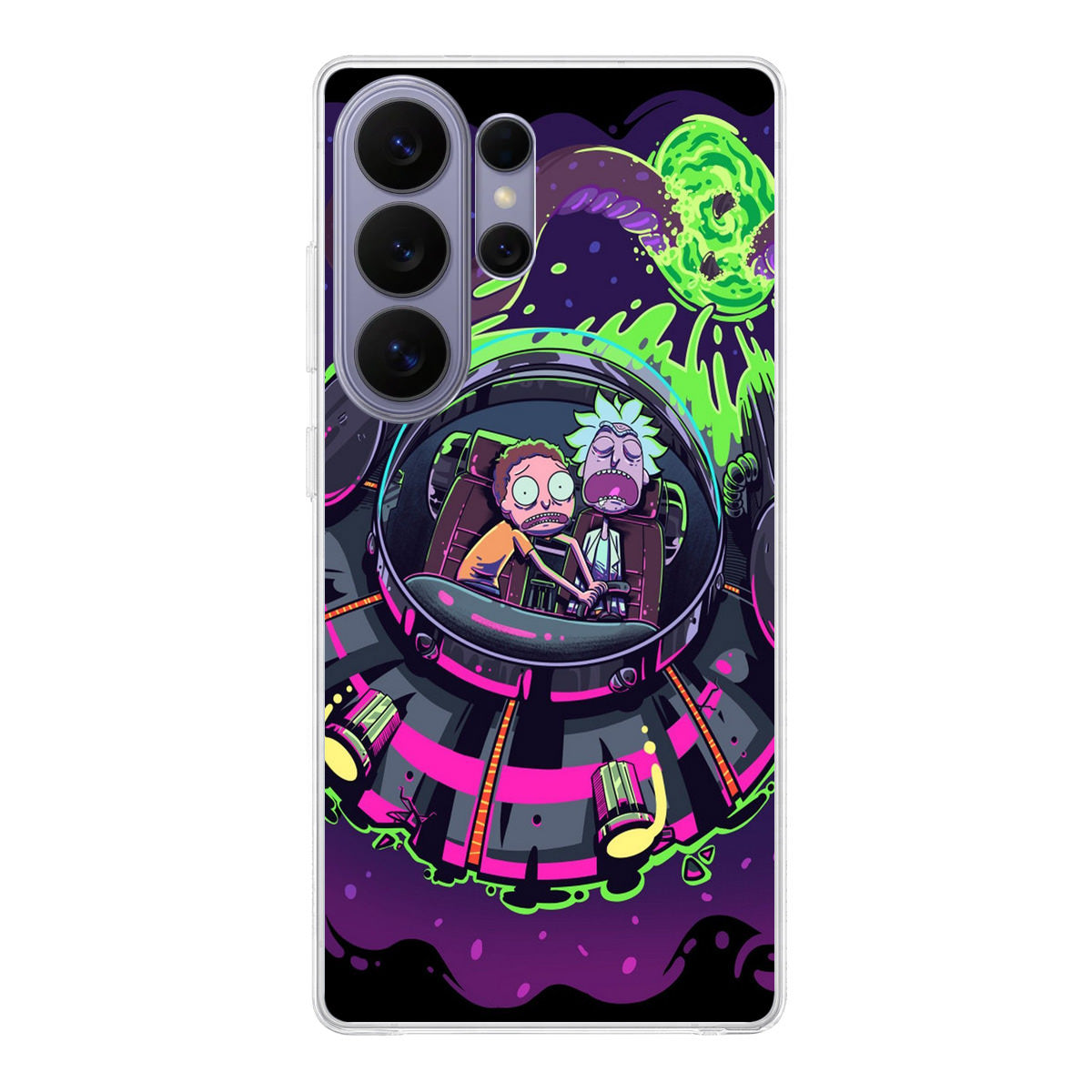 Rick And Morty Spaceship Samsung Galaxy S26 Ultra Case