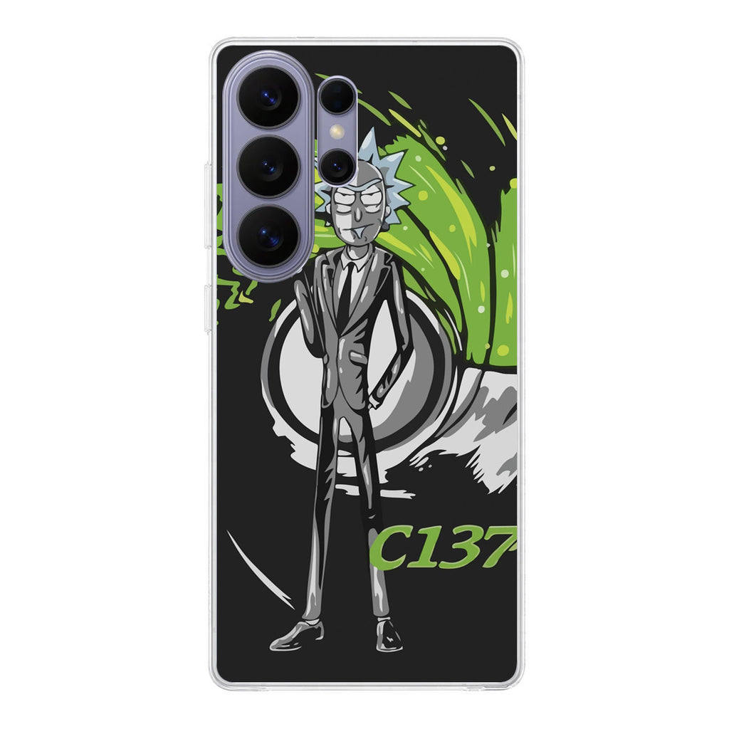 Rick Sanchez Agent C137 Samsung Galaxy S26 Ultra Case