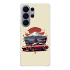 Fuji Fastback Racing the Rising Sun Samsung Galaxy S26 Ultra Case