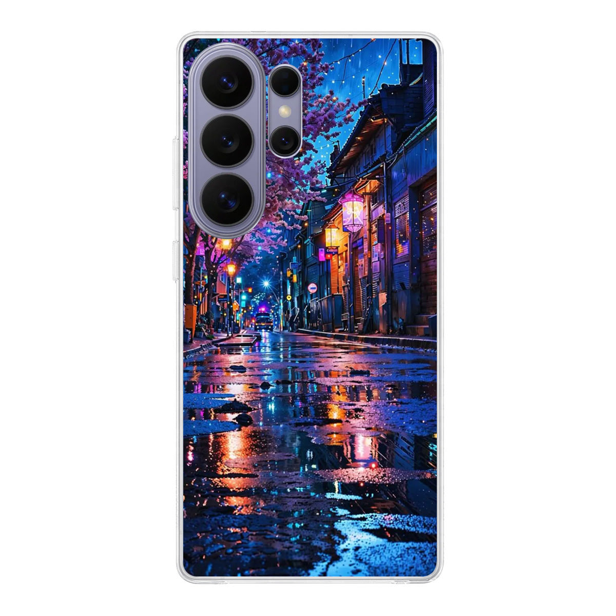 Midnight Sakura Glow Samsung Galaxy S26 Ultra Case