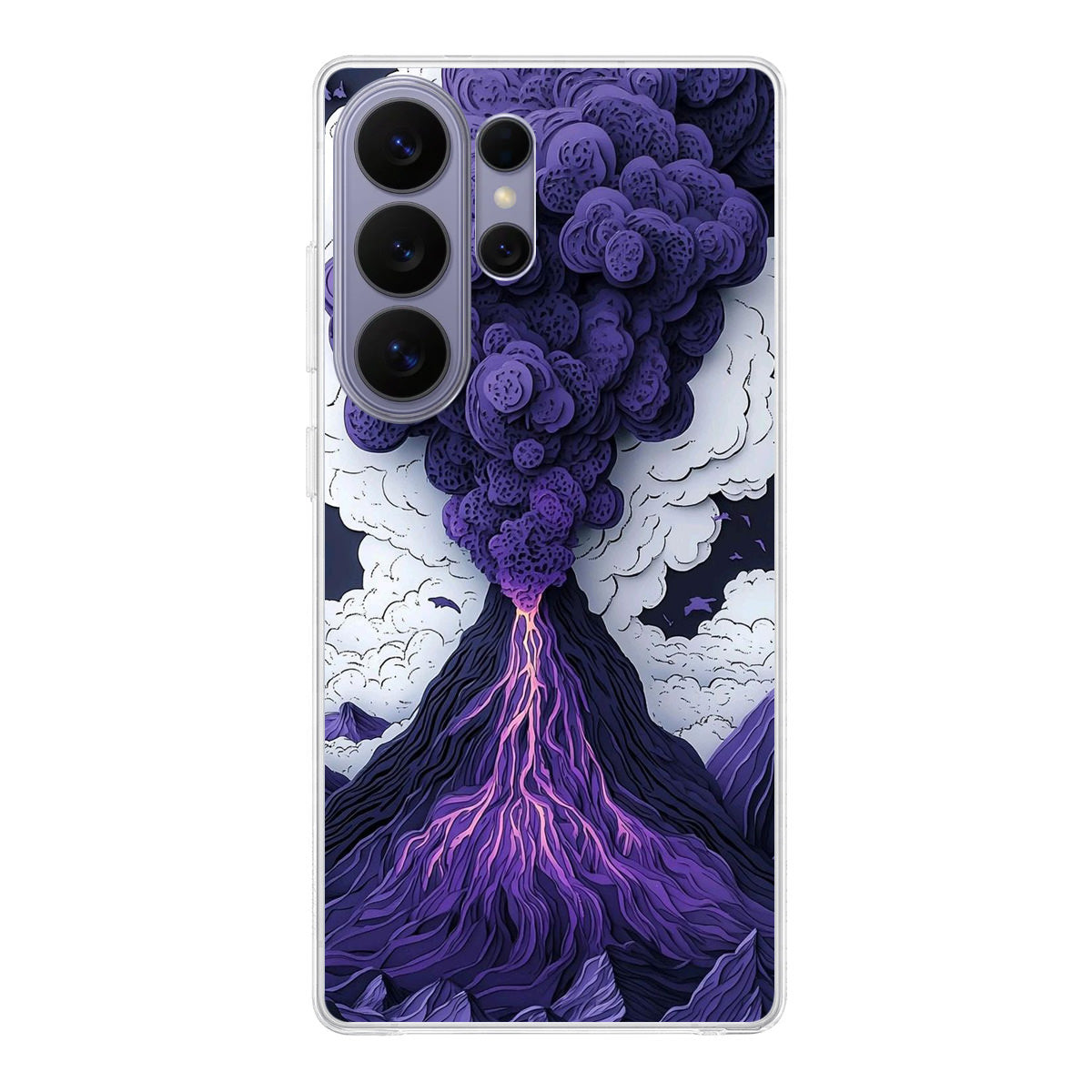 Violet Fury The Awakening Volcano Samsung Galaxy S26 Ultra Case