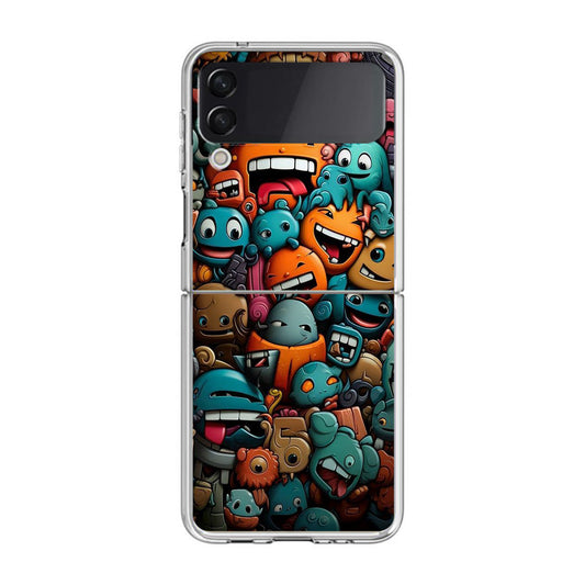 Chaos Chuckles Invasion Samsung Galaxy Z Flip 3 Case