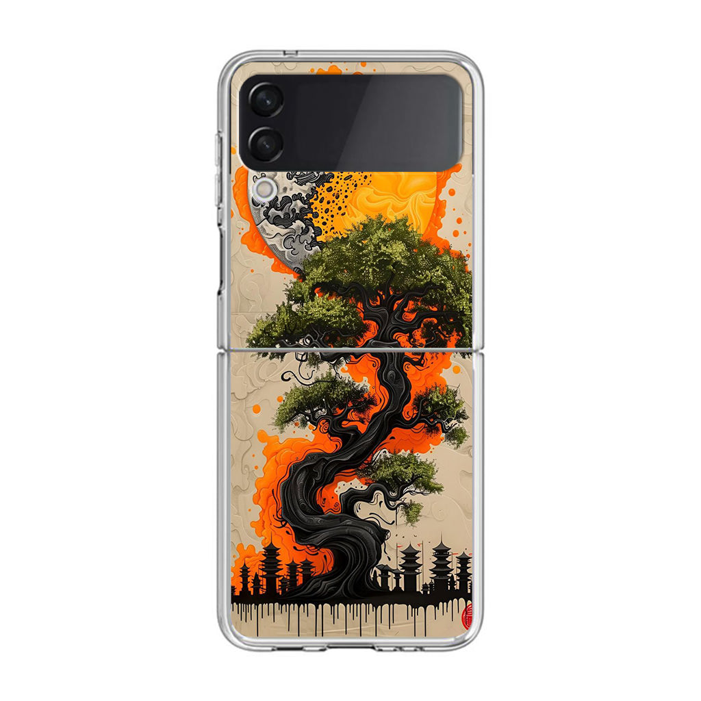 Eclipse of the Eternal Bonsai Samsung Galaxy Z Flip 4 Case